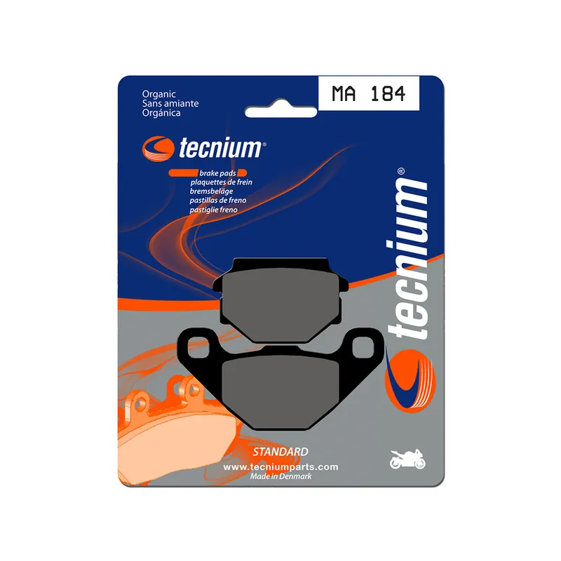 Livraison Express Plaquettes de frein TECNIUM route organique - MA184