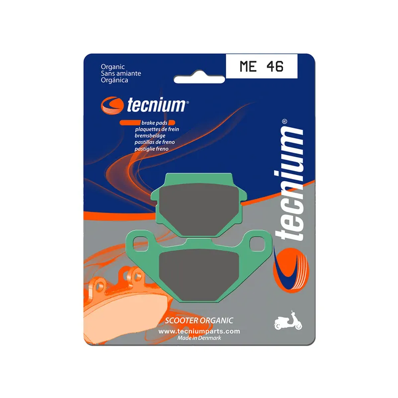 Achat Immédiat Plaquettes de frein TECNIUM Scooter organique – ME46