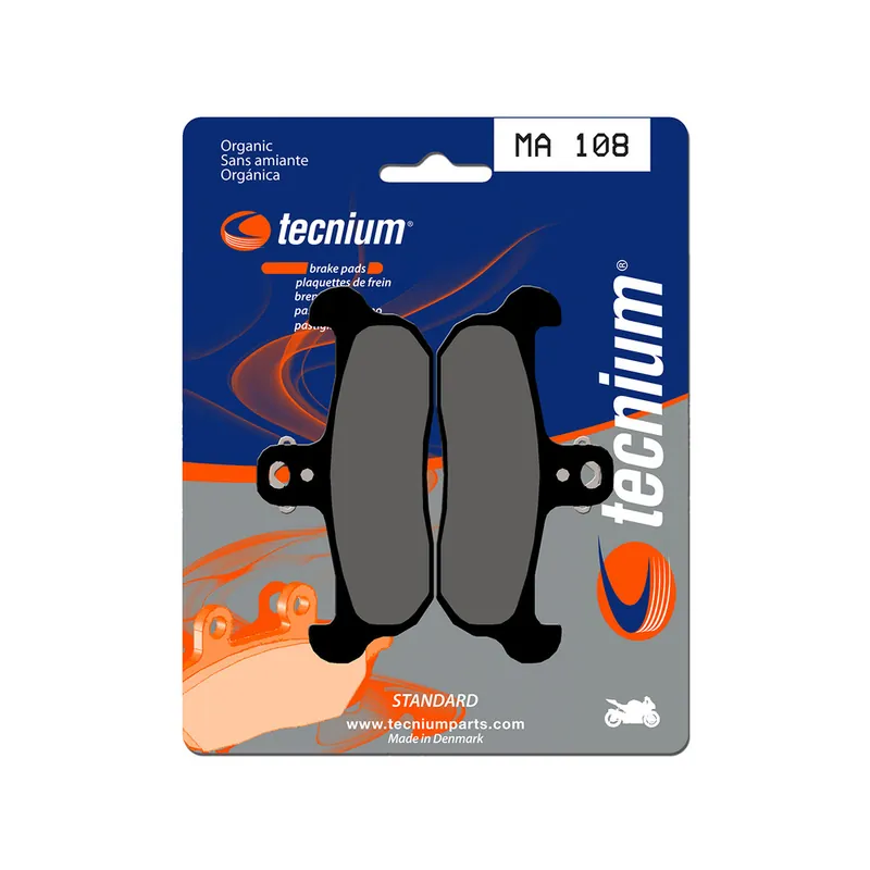 Meilleur Prix Plaquettes de frein TECNIUM route organique - MA108