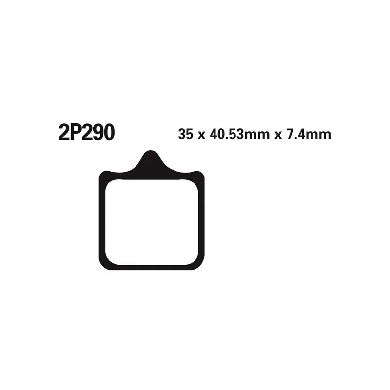 Offre Limitée Plaquettes de frein NISSIN route /Off-Road métal fritté - 2P-290ST