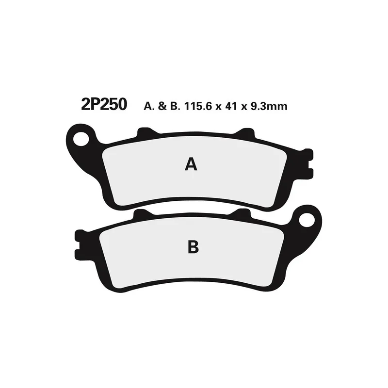 Plaquettes de frein NISSIN route /Off-Road métal fritté – 2P-250ST-F3 Affaire À Saisir
