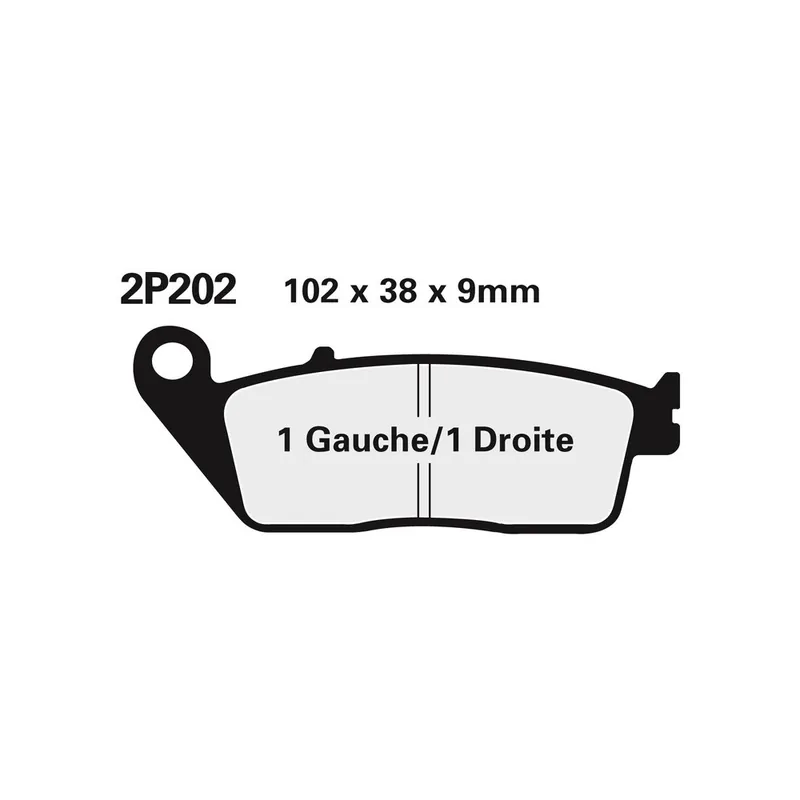 Commander Maintenant Plaquettes de frein NISSIN route /Off-Road métal fritté – 2P-202ST