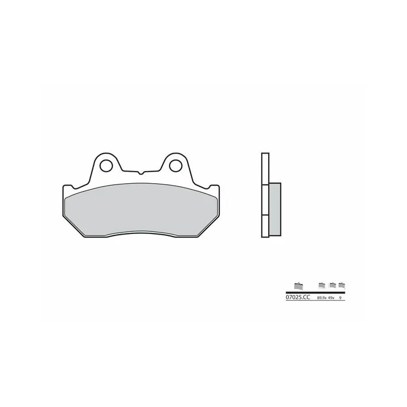 Seulement Aujourd&rsquo;hui Plaquettes de frein BREMBO Scooter carbone céramique – 07025