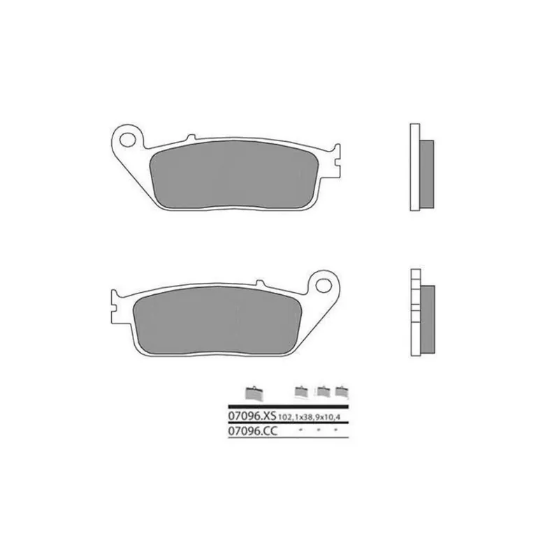 Plaquettes de frein BREMBO Scooter métal fritté - 07096XS Paiement Sécurisé