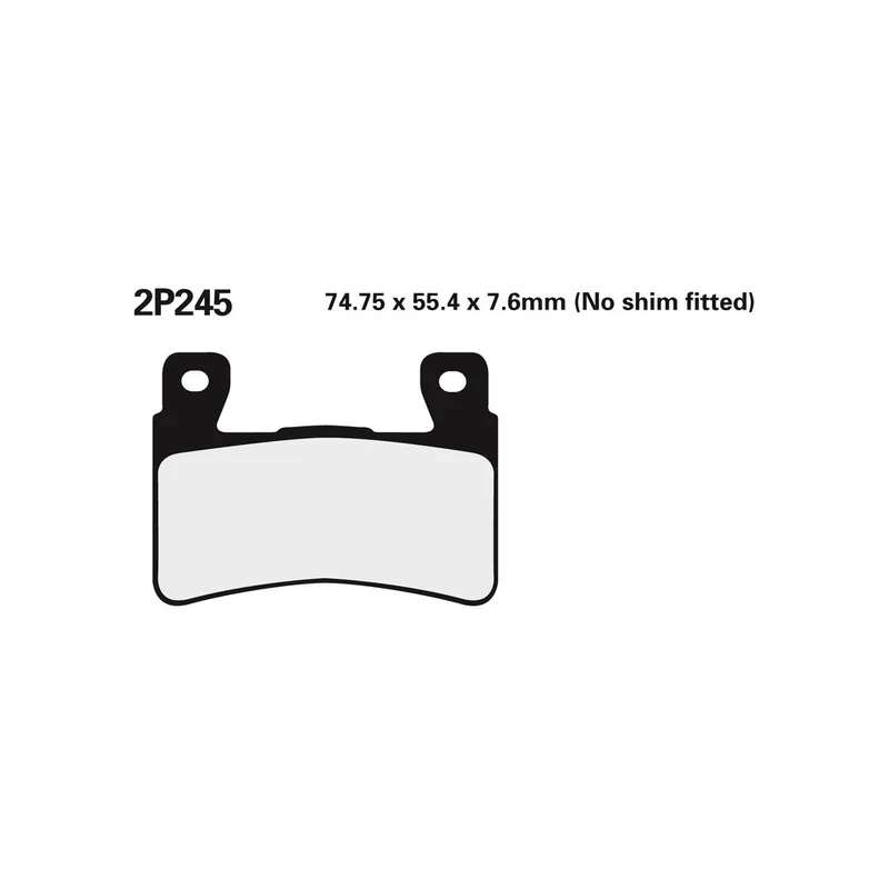 Plaquettes de frein NISSIN route /Off-Road métal fritté – 2P-245ST Quantité Limitée