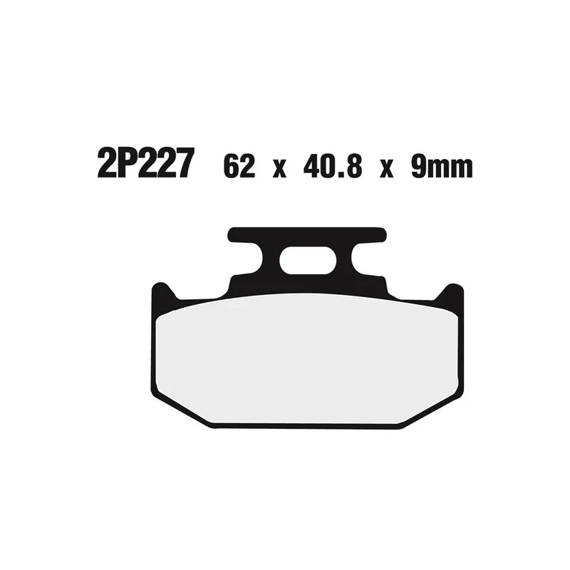 Plaquettes de frein NISSIN Off-Road semi-métallique – 2P-227GS Meilleur Choix