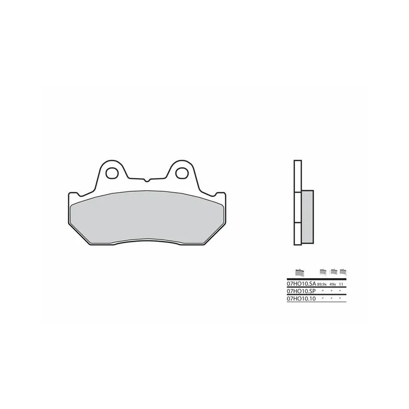 Achat Immédiat Plaquettes de frein BREMBO route métal fritté – 07HO10SP