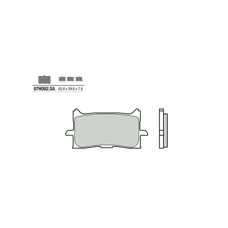 Achat Immédiat Plaquettes de frein BREMBO route métal fritté – 07HO62SA