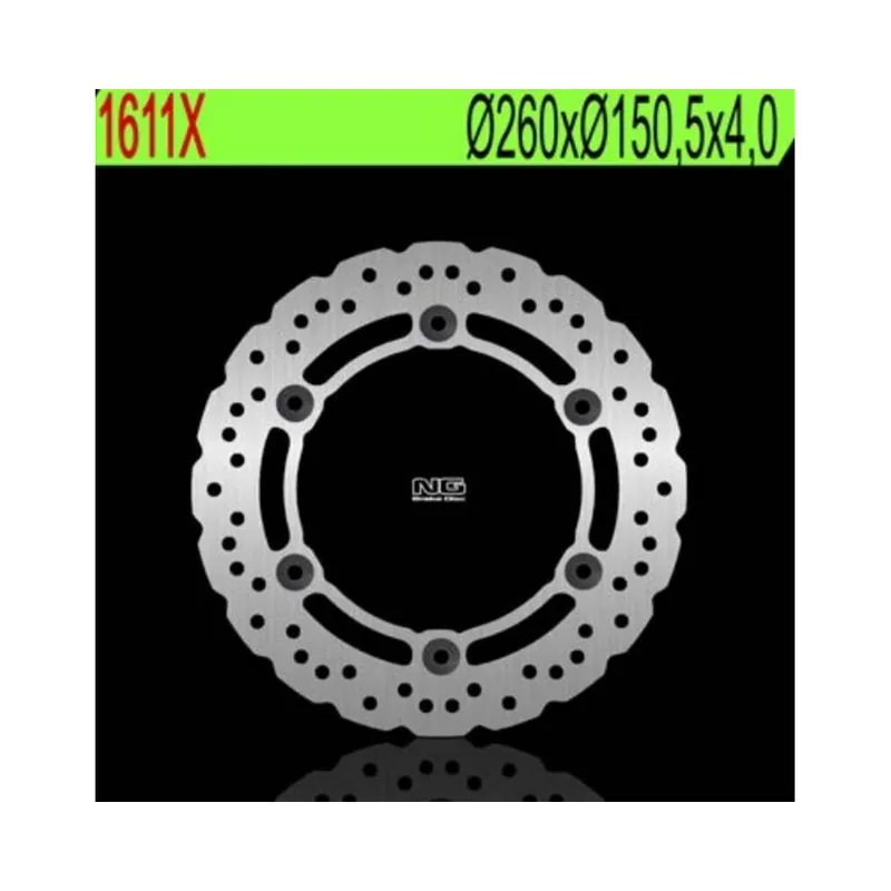 Disque de frein NG BRAKES pétale fixe – 1611X Meilleur Choix
