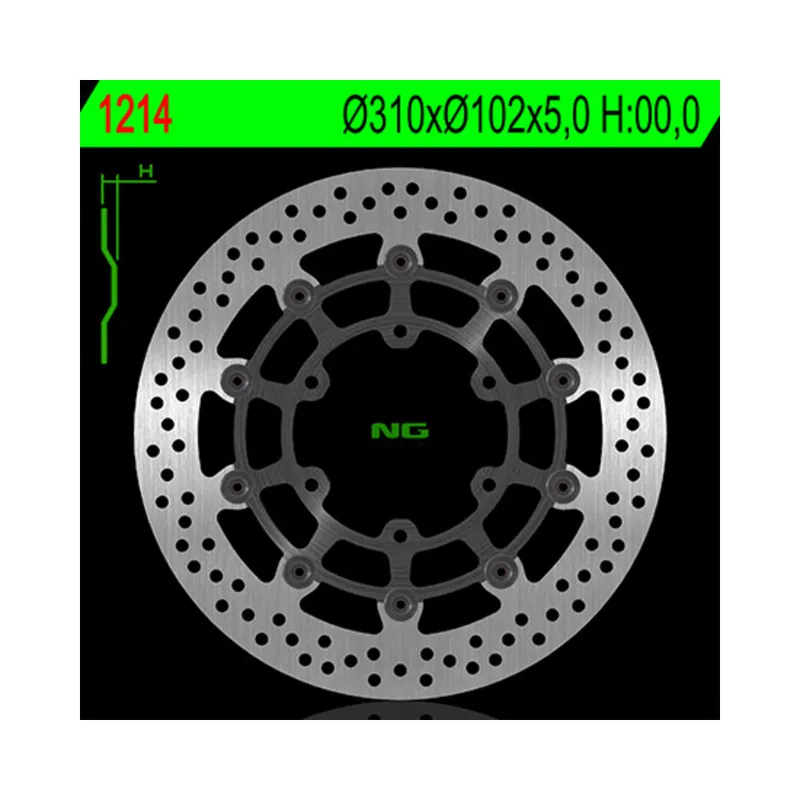 Disque de frein NG BRAKES flottant – 1214 Produit De Marque