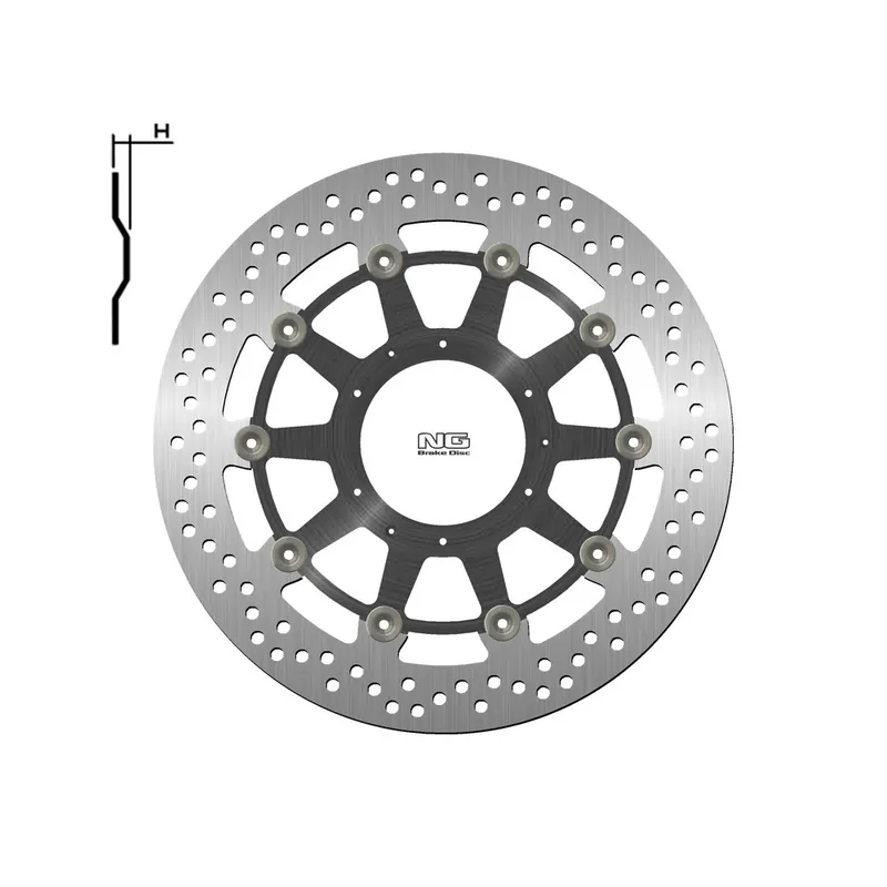 Disque de frein NG BRAKES flottant – 1446G Vente Flash