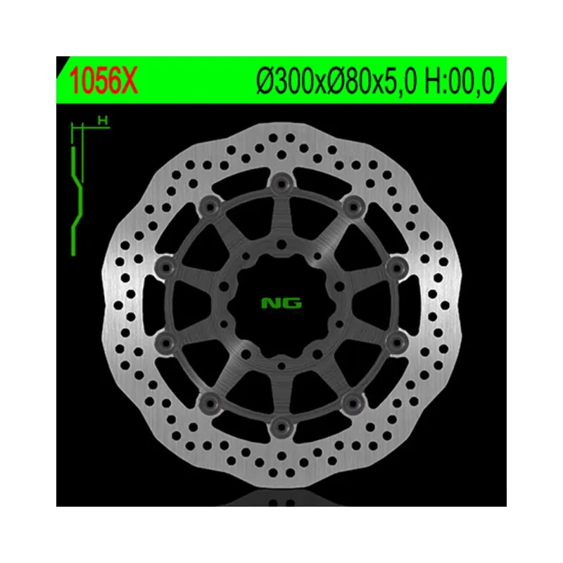 Produit De Marque Disque de frein NG BRAKES pétale flottant – 1056X