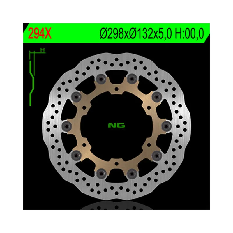 Disque de frein NG BRAKES pétale flottant – 294X Offre Spéciale