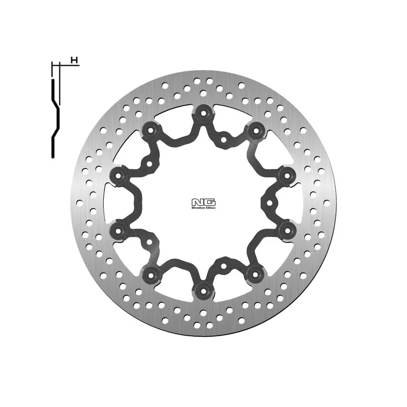 Expédition Rapide Disque de frein NG BRAKES Flottant – 1205