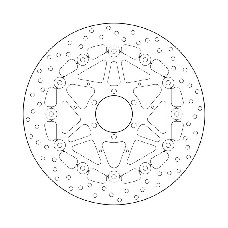 Disque de frein BREMBO Oro semi-flottant – 78B40888 Prix Promo