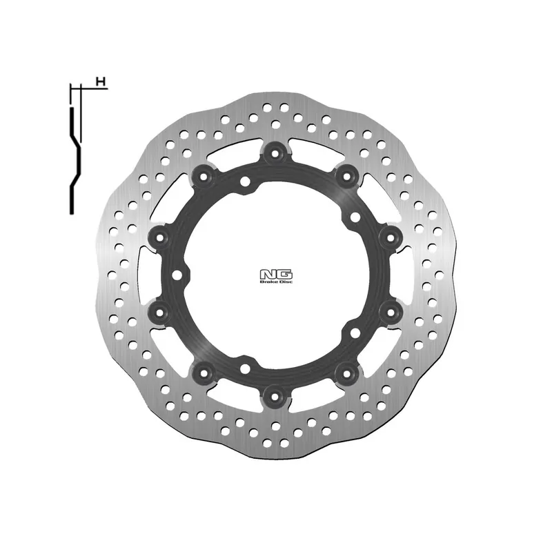 Super Prix Disque de frein NG BRAKES pétale flottant – 1623X