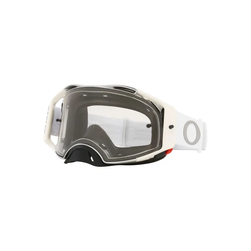 Masque OAKLEY Airbrake MX – Tuff Blocks White écran clair Expédié Aujourd&rsquo;hui