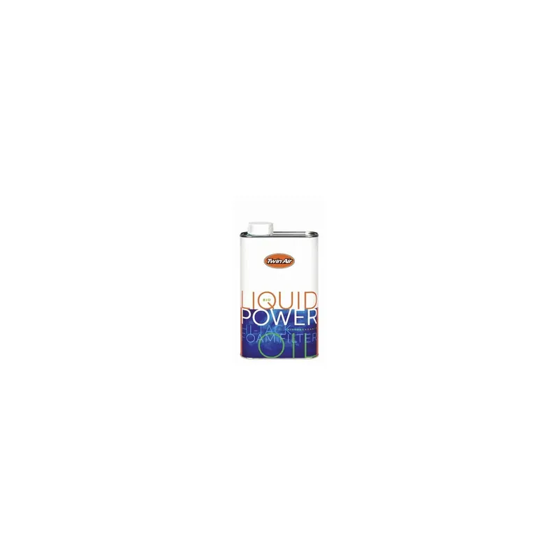 Huile pour filtre à air TWIN AIR Bio Liquid Power Foam biodégradable – Bidon 1 L Commander Vite