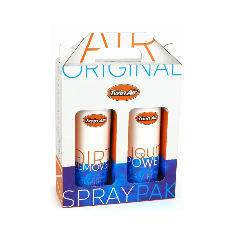 Bon Marché Pack nettoyage TWIN AIR Liquid Power Spray + Dirt Remover – 2x500ml