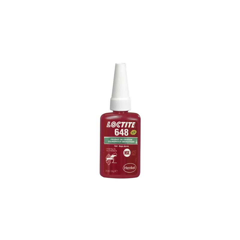 Nouvelle Collection Fixation des emmanchements LOCTITE 648 – flacon 24ml