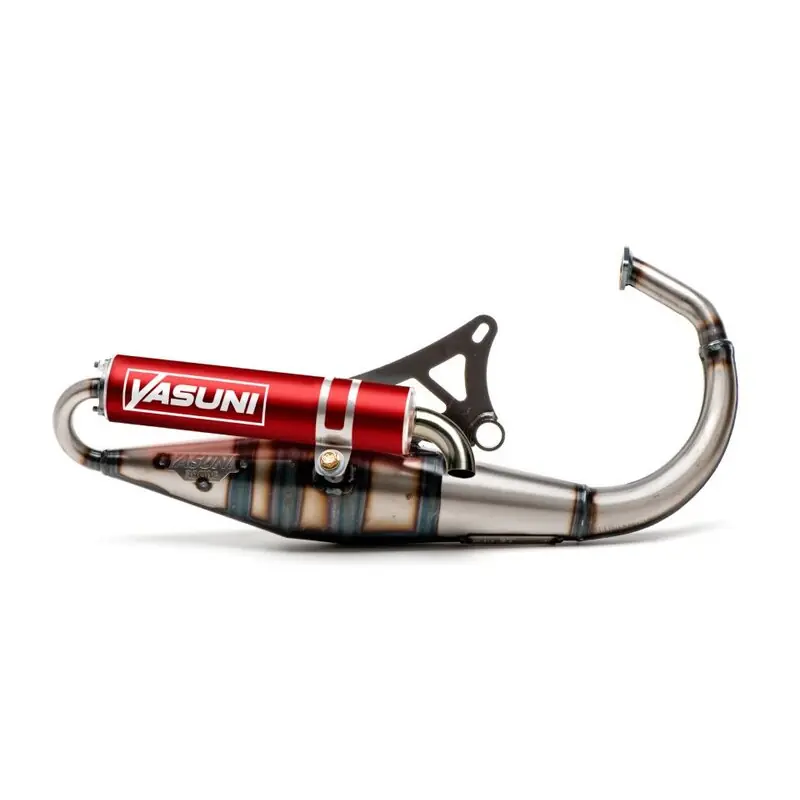 Echappement complet YASUNI Scooter Z – acier/alu rouge Soldes