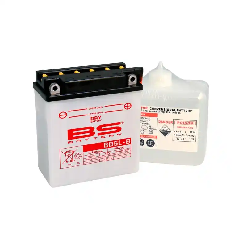 Quantité Limitée Batterie BS BATTERY Haute-performance avec pack acide – BB5L-B