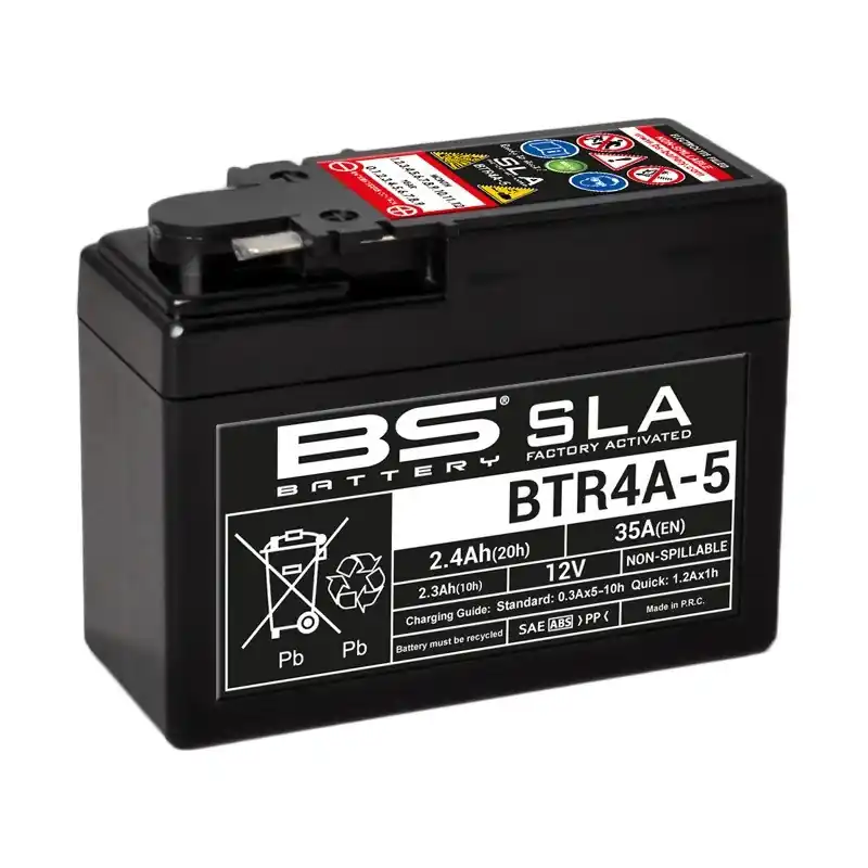 Batterie BS BATTERY SLA sans entretien activé usine – BTR4A-5 Offre Exclusive