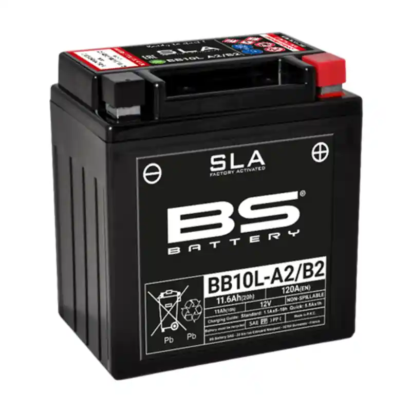 Batterie BS BATTERY SLA sans entretien activé usine – BB10L-A2/B2 Offre Du Jour