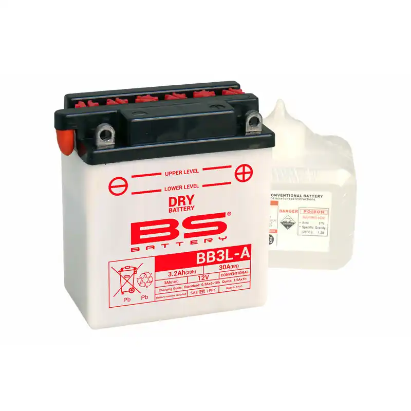 Offre Spéciale Batterie BS BATTERY Haute-performance avec pack acide – BB3L-A