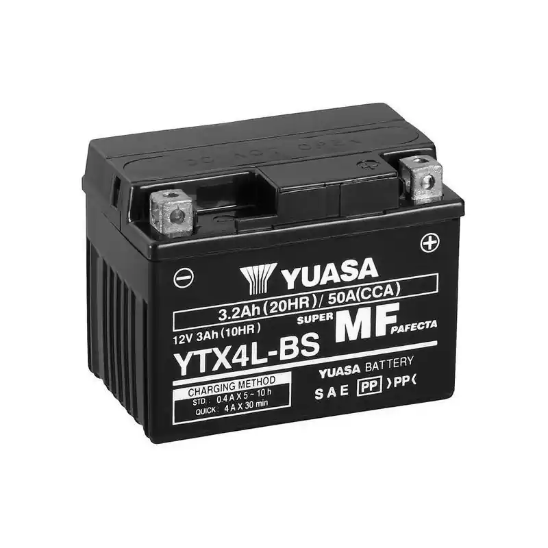 Populaire Batterie YUASA sans entretien avec pack acide – YTX4L-BS