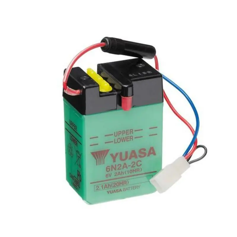 Meilleure Vente Batterie YUASA conventionnelle sans pack acide – 6N2A-2C