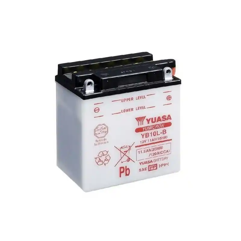 Batterie YUASA conventionnelle sans pack acide – YB10L-B Acheter Direct