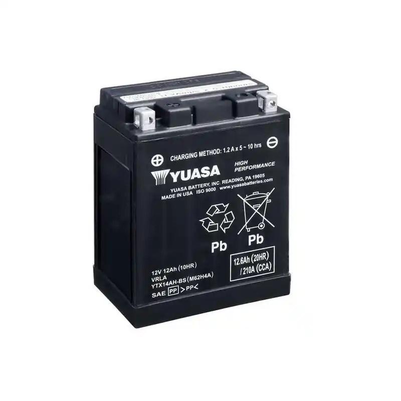 Livraison Express Batterie YUASA sans entretien avec pack acide – YTX14AH-BS