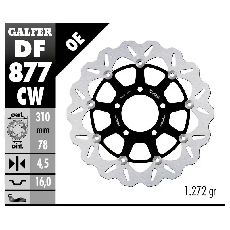 Satisfait Ou Remboursé BRAKE DISC FLOAT WAVE