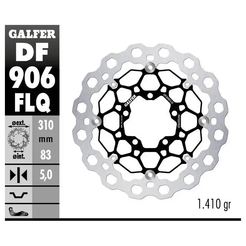BRAKE DISC FLOAT CUBIQ Achat Immédiat