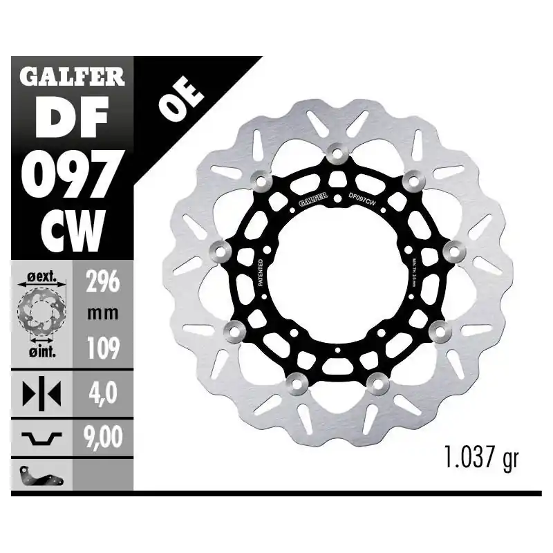 BRAKE DISC FLOAT WAVE Solde