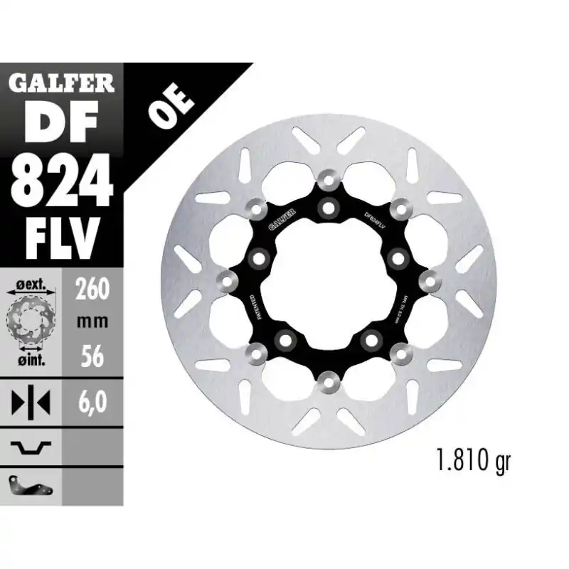 Super Prix BRAKE DISC FLOAT ROUND