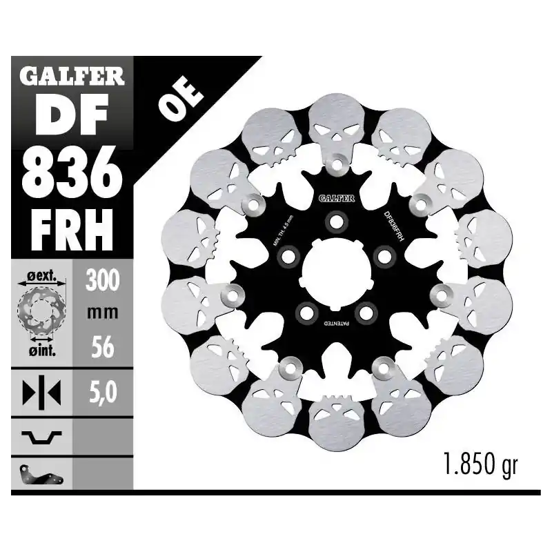 BRAKE DISC FLOAT SKULL Meilleur Choix