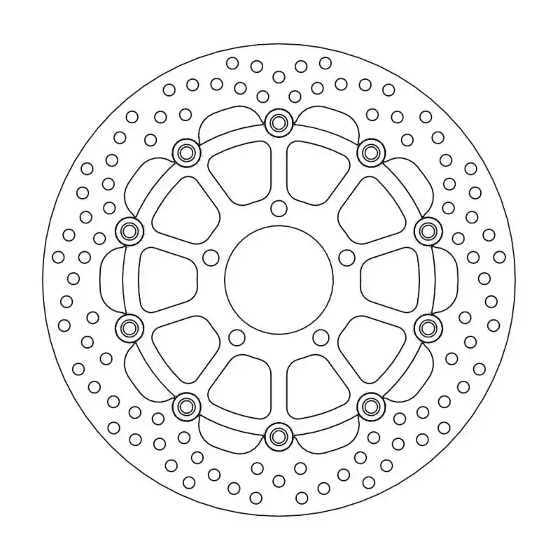 BRAKE DISC HALO FLOAT FT Super Prix