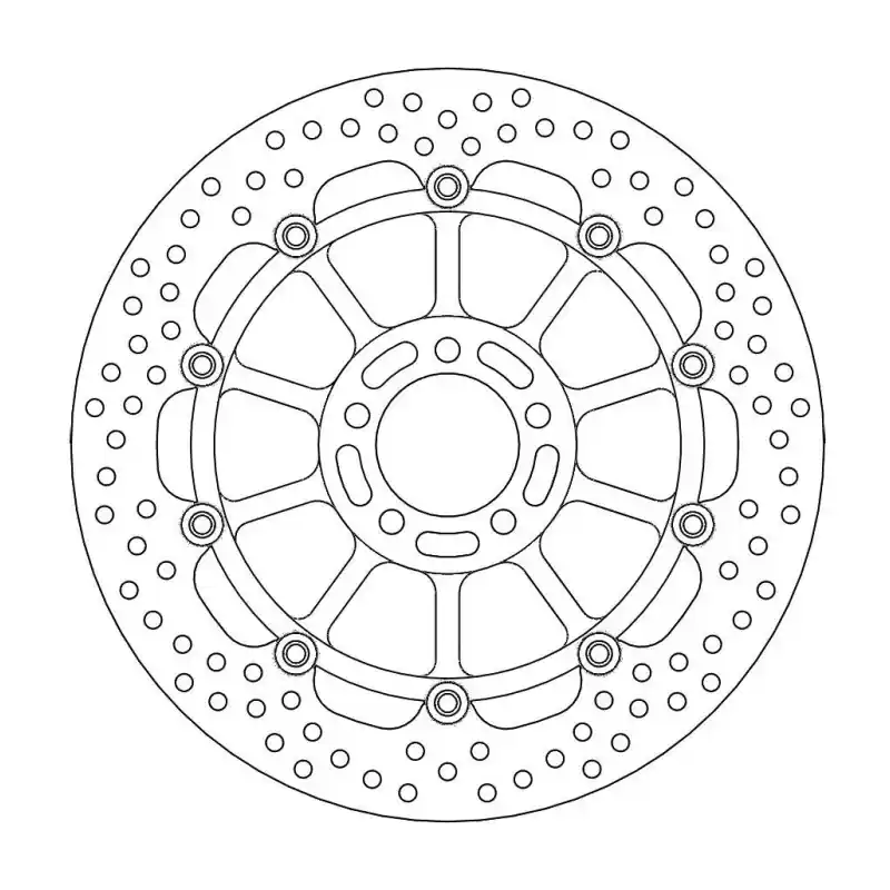 BRAKE DISC HALO FLOAT FT Populaire
