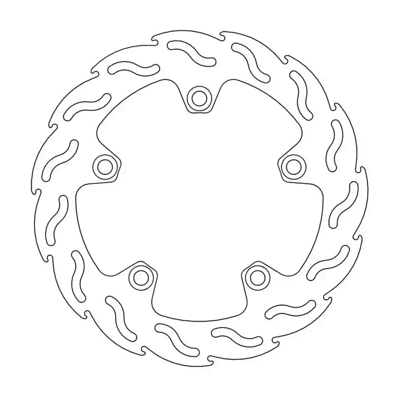 BRAKE DISC FLAME REAR Expédition Rapide