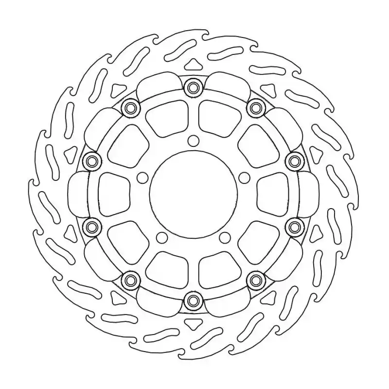 Nouvelle Collection BRAKE DISC FLAME RACING FT L