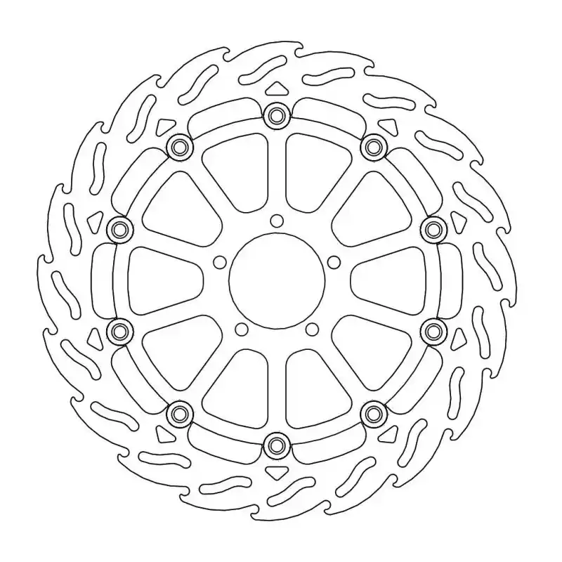 BRAKE DISC FLAME FLOAT FT L Top Vente