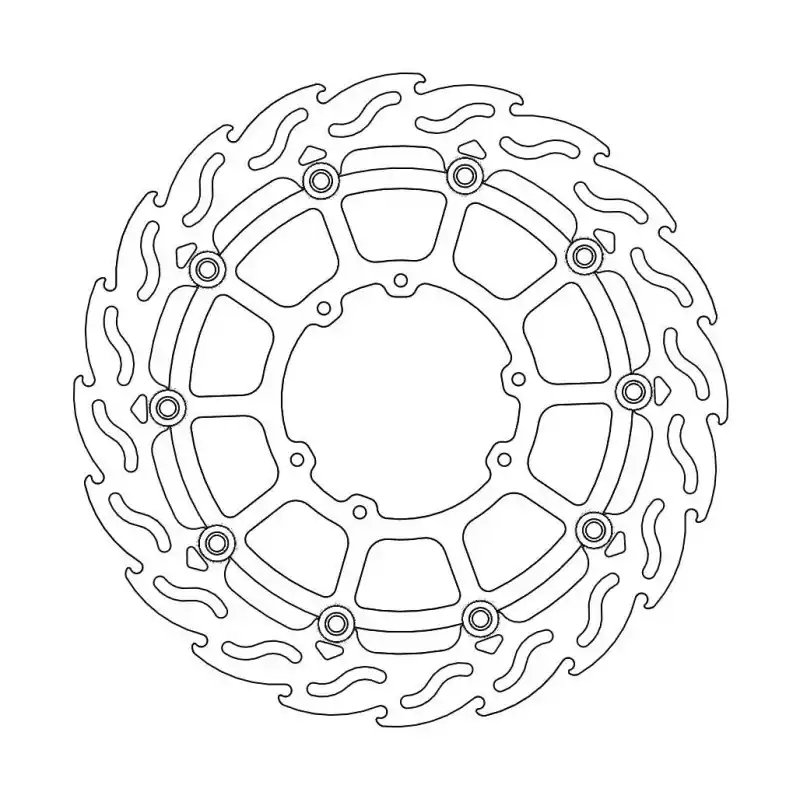 Haute Qualité BRAKE DISC FLAME RACING SM FR