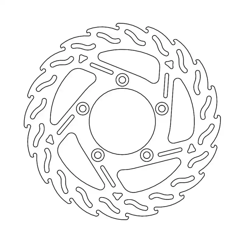 Commande En Gros BRAKE DISC FIX FLAME REAR