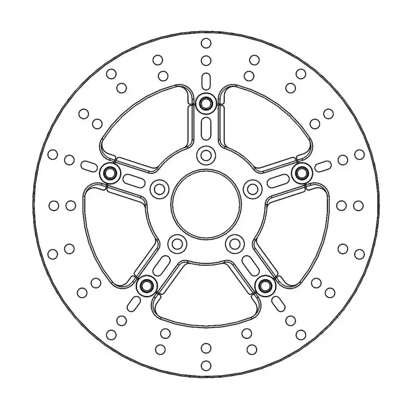 BRAKE DISC FLOAT ROUND FRONT Expédition Rapide