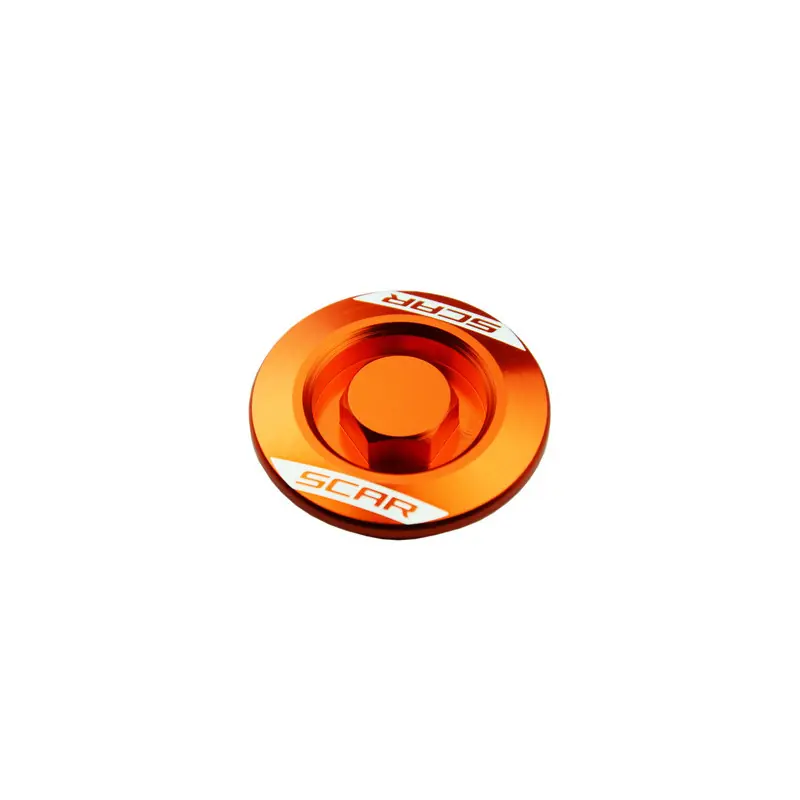 Commande En Gros Bouchons carter moteur latéraux SCAR orange KTM