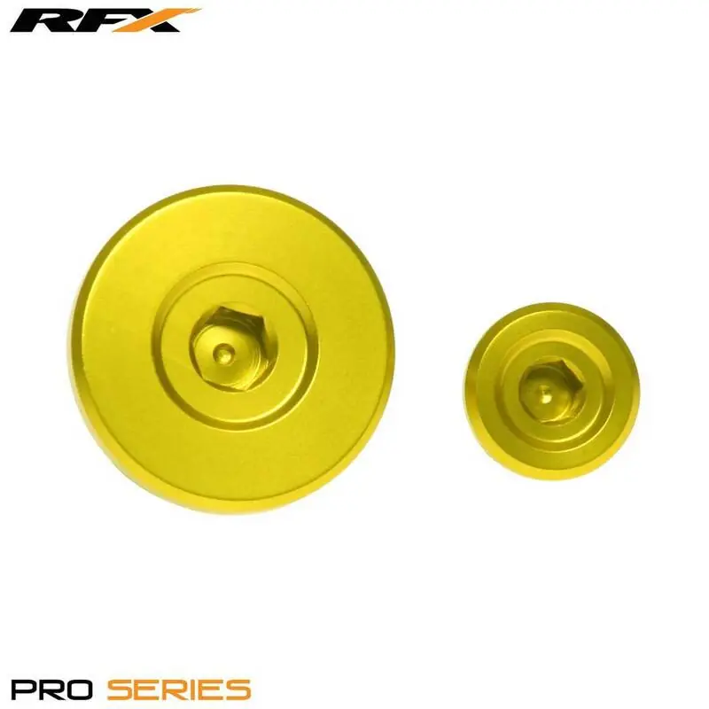 Promotion Saisonnière Jeu de bouchons de distribution de moteur RFX Pro (Jaune) – Suzuki RMZ250/450