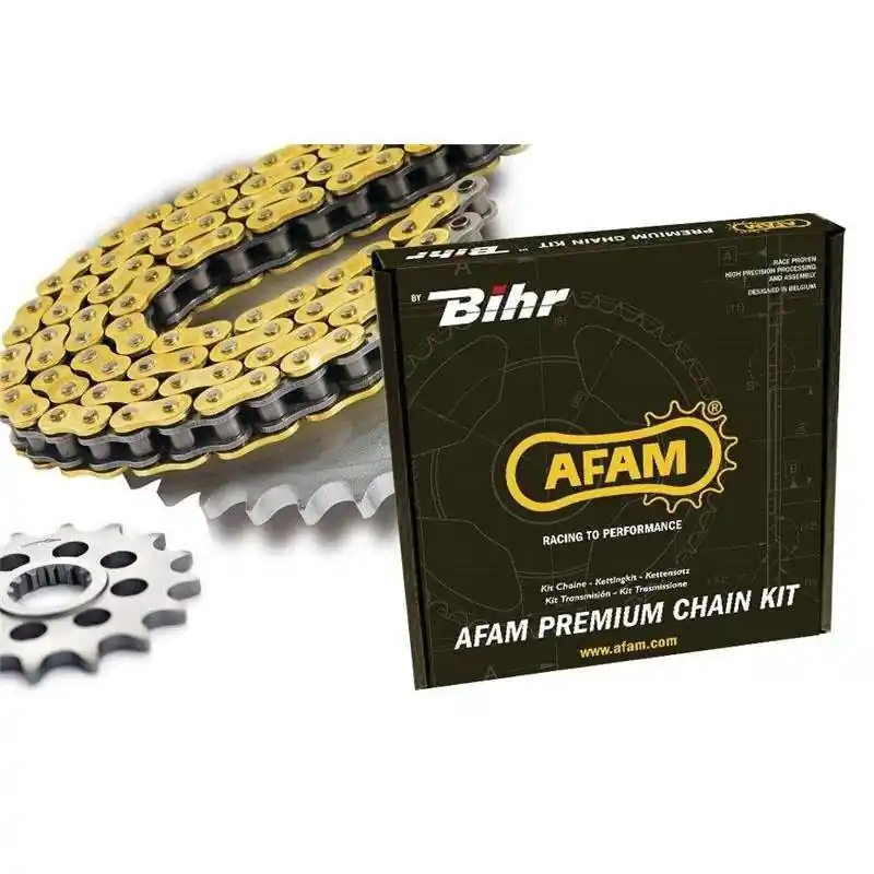 Kit chaîne AFAM 520MX6 13/48 renforcée – couronne ultra-light anti-boue Réduction