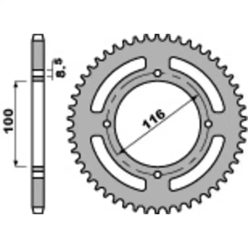 Couronne PBR acier standard 467 – 420 Dernier Modèle